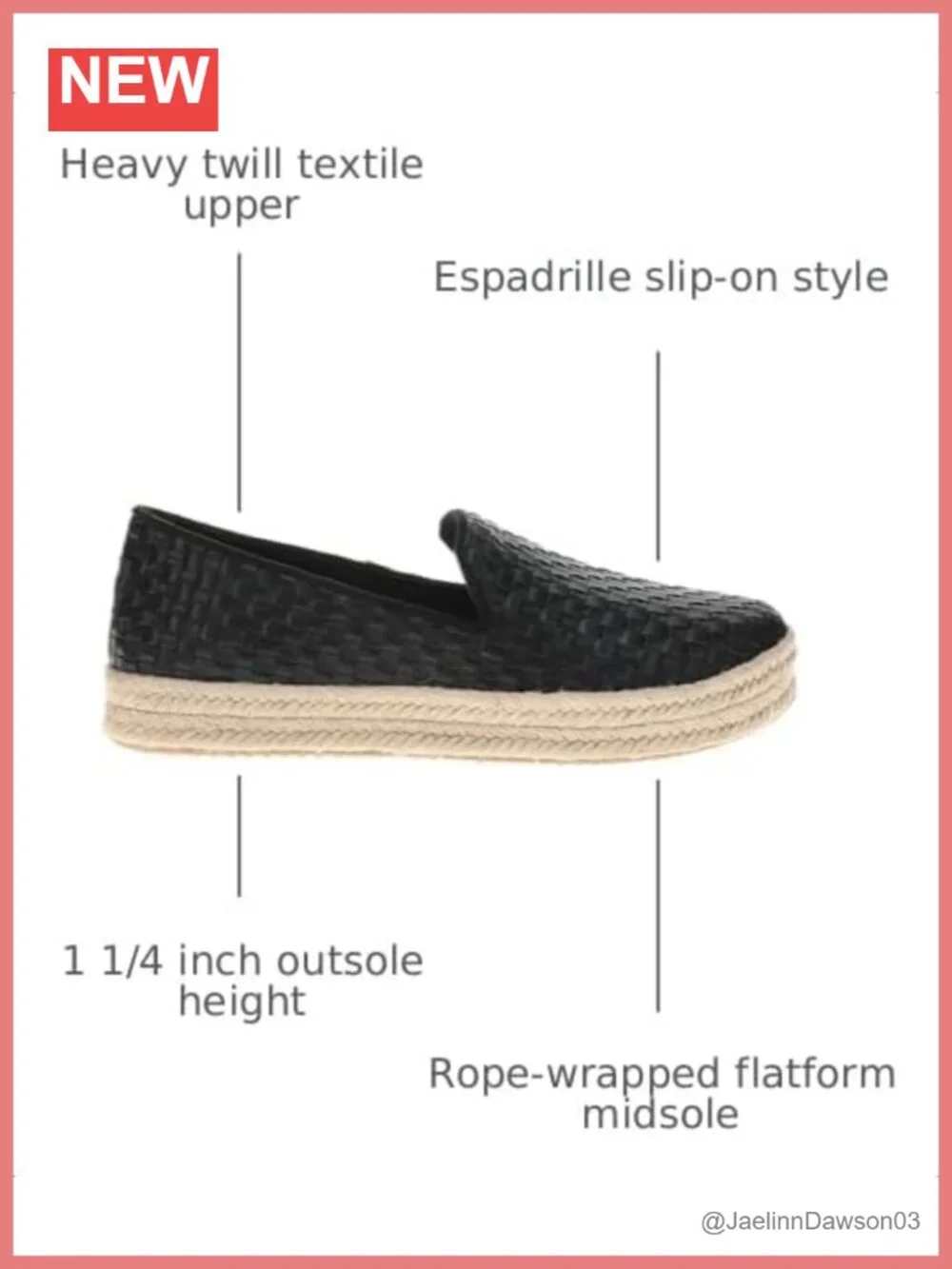 TOMS Carolina Slip-on Espadrille Wedge Shoes Women's Flatform
